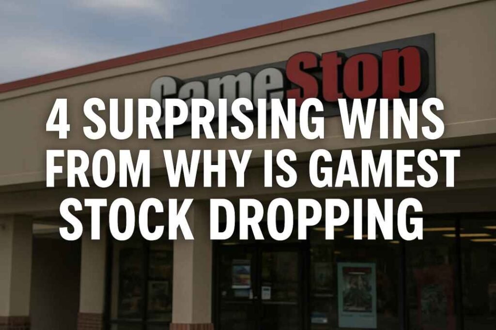 Why is GameStop stock dropping