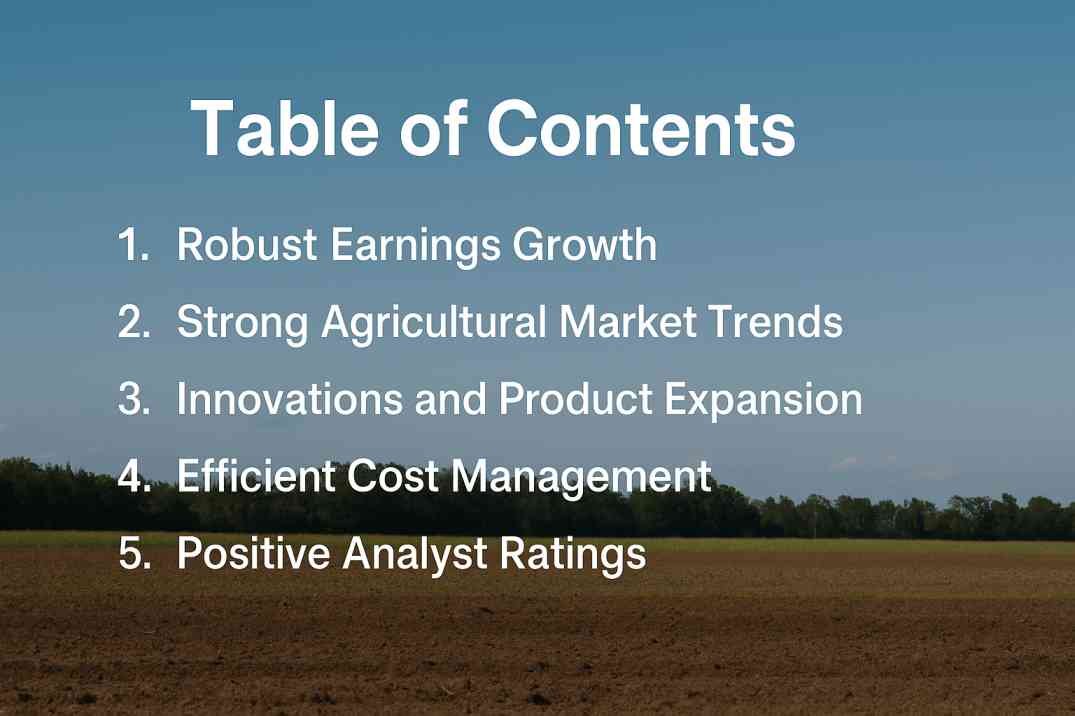 why is john deere stock going up