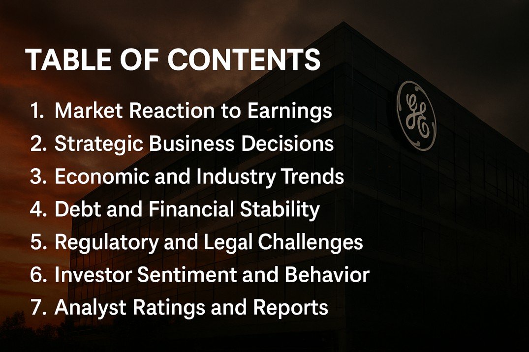 why did GE stock drop