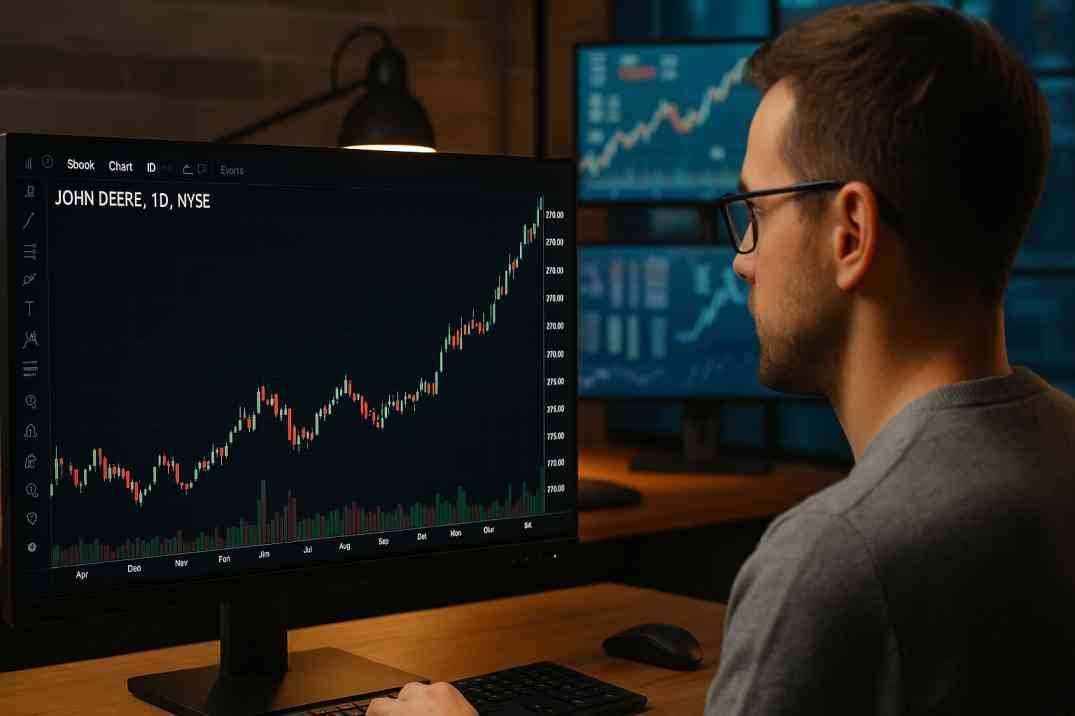 why is john deere stock going up