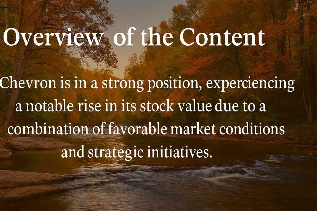Why Is CVX Stock Going Up?