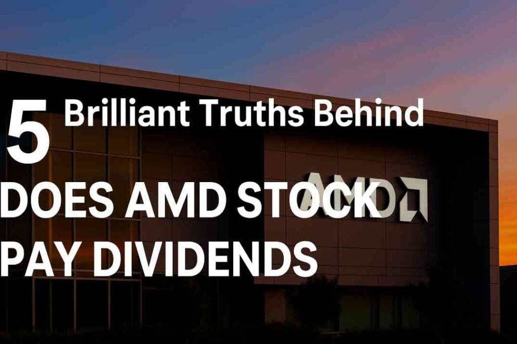 Does AMD stock pay dividends?