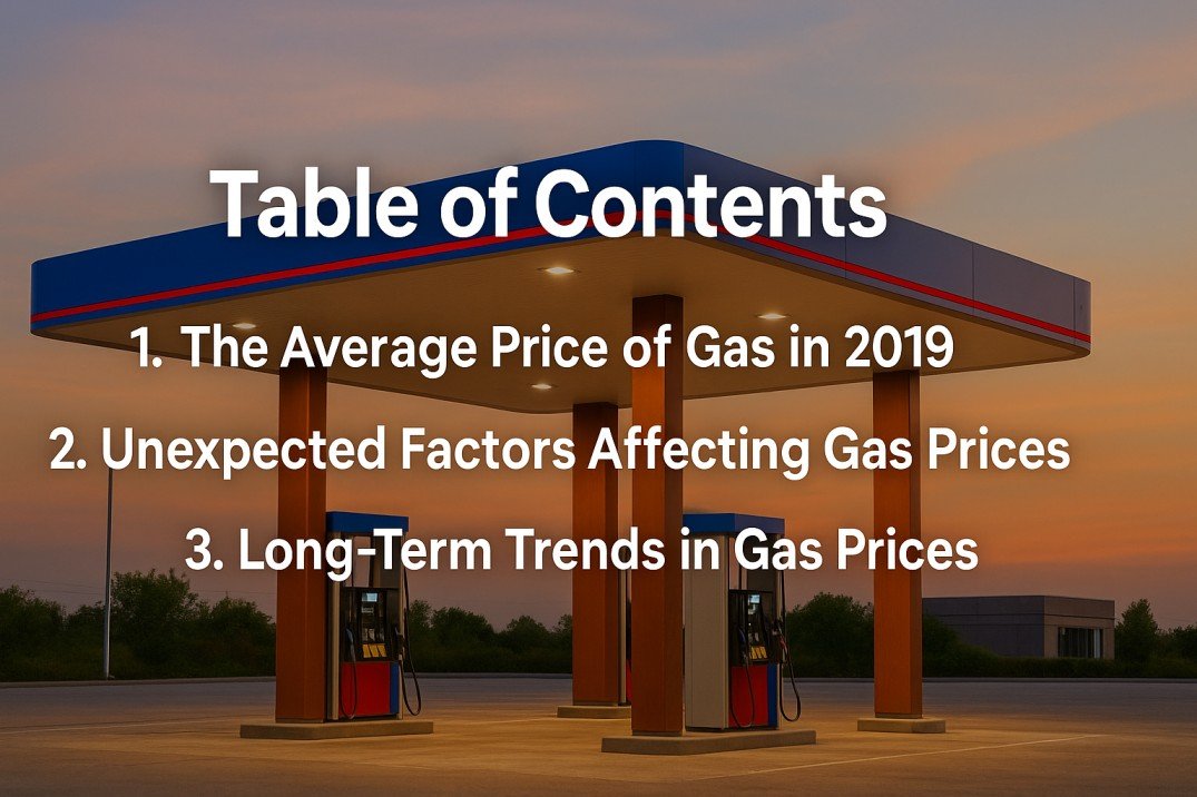 What Was the Price of Gas in 2019