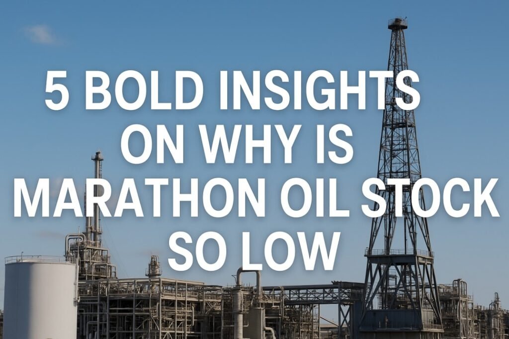 Why is Marathon Oil stock so low?