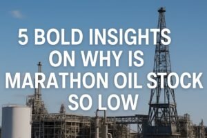 Why is Marathon Oil stock so low?
