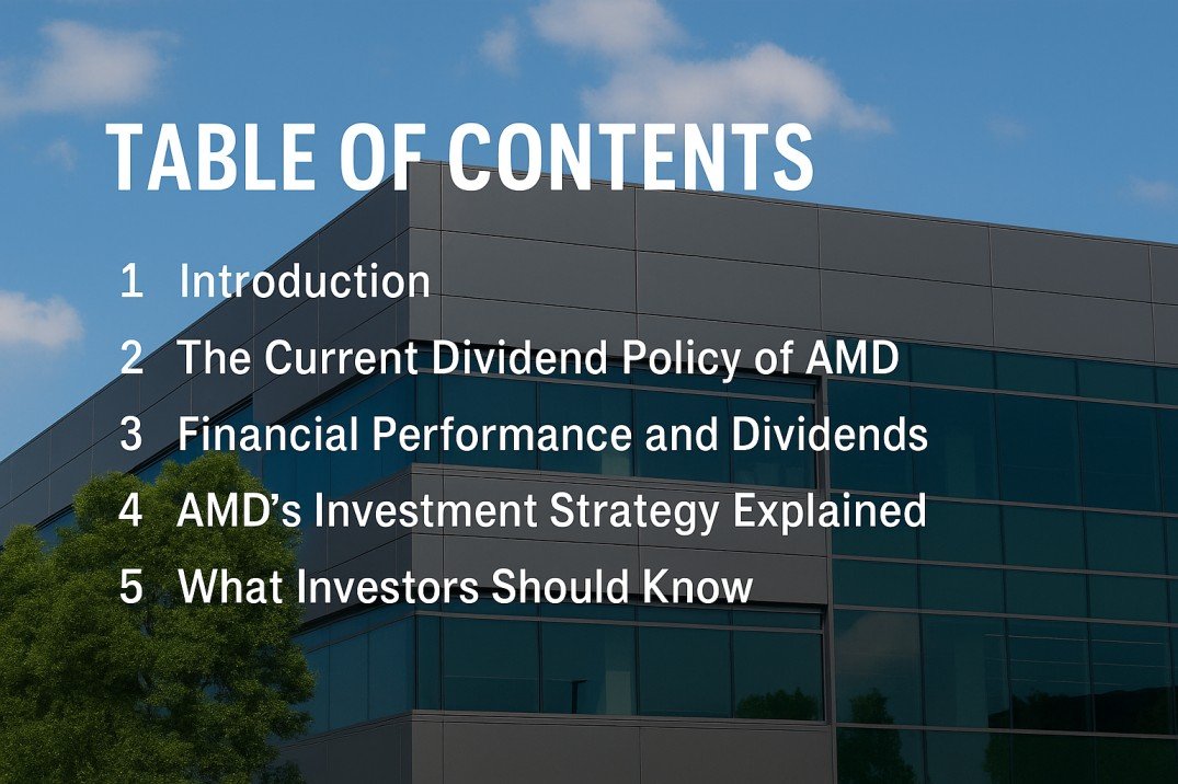 Does AMD have dividends