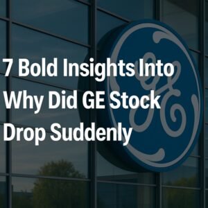 why did GE stock drop