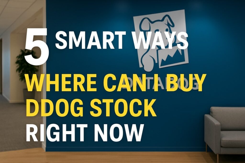 Where Can I Buy DDOG Stock