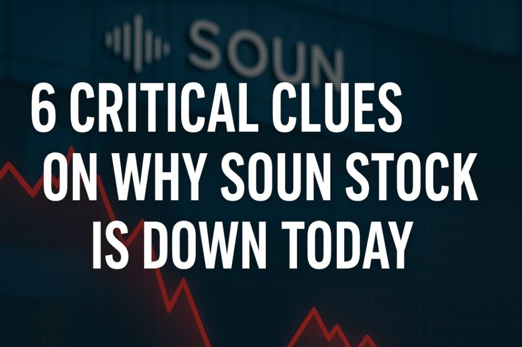 Why SOUN Stock Is Down Today