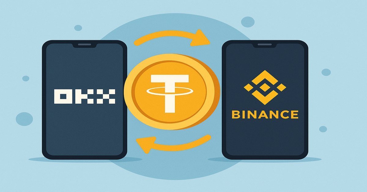 Send USDT from OKX Wallet to Binance
