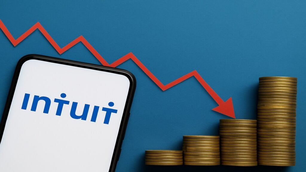 why Is Intuit stock falling